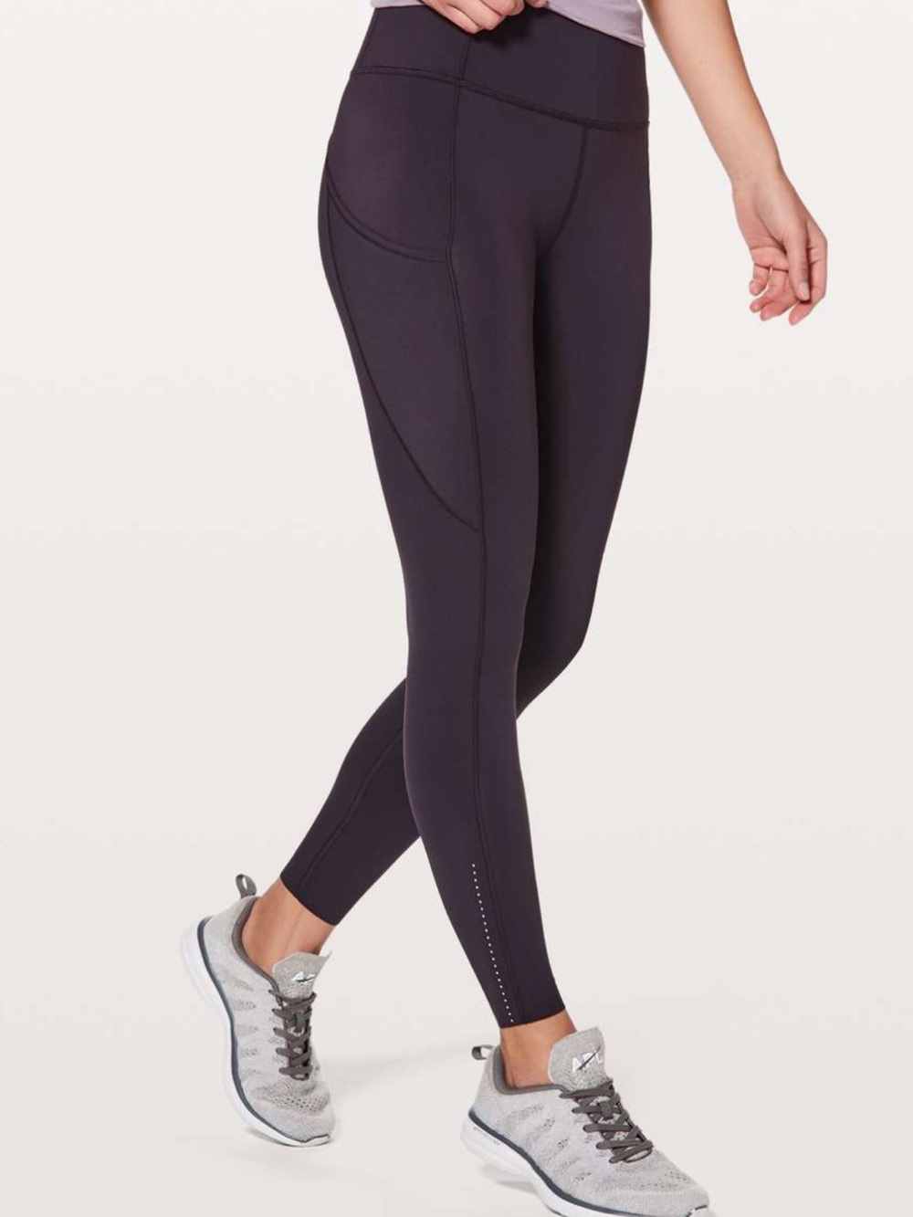 lululemon fast and free High-Rise Side-Pocket Leggings - deep phantom